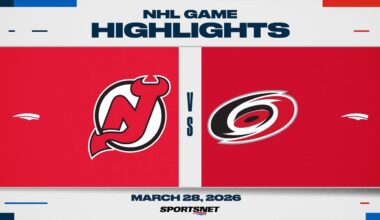 NHL Highlights | Devils vs. Hurricanes - March 28, 2026