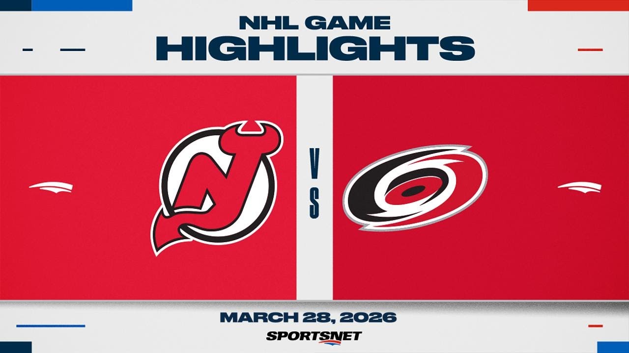NHL Highlights | Devils vs. Hurricanes - March 28, 2026
