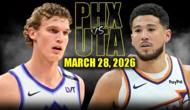 Phoenix Suns vs Utah Jazz Full Game Highlights – March 28, 2026 | NBA Season