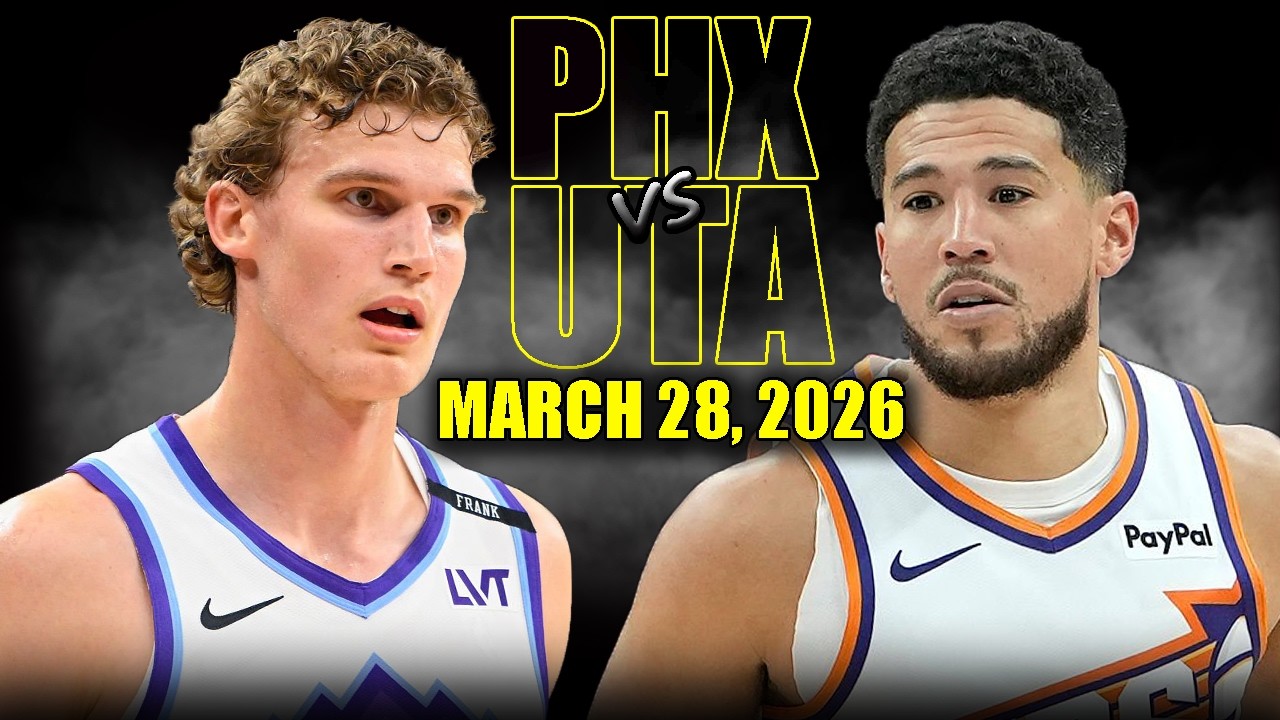Phoenix Suns vs Utah Jazz Full Game Highlights – March 28, 2026 | NBA Season