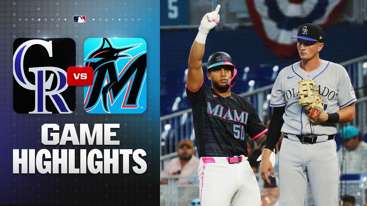 Rockies vs. Marlins Game Highlights (3/28/26) | MLB Highlights