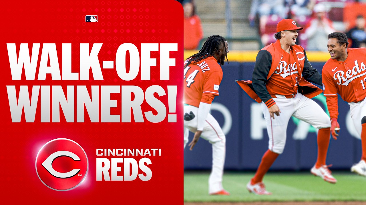Cincinnati Reds win their first game of the 2026 season in WALK-OFF fashion! 🤩 | MLB Highlights