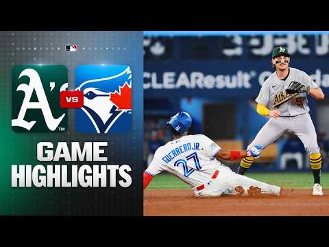 A's vs. Blue Jays Game Highlights (3/28/26) | MLB Highlights