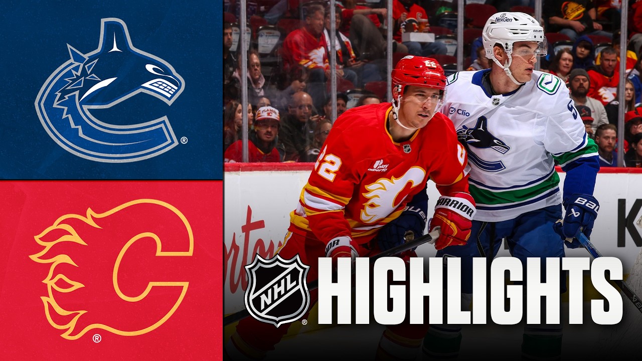 Canucks vs. Flames | NHL Highlights | March 28, 2026