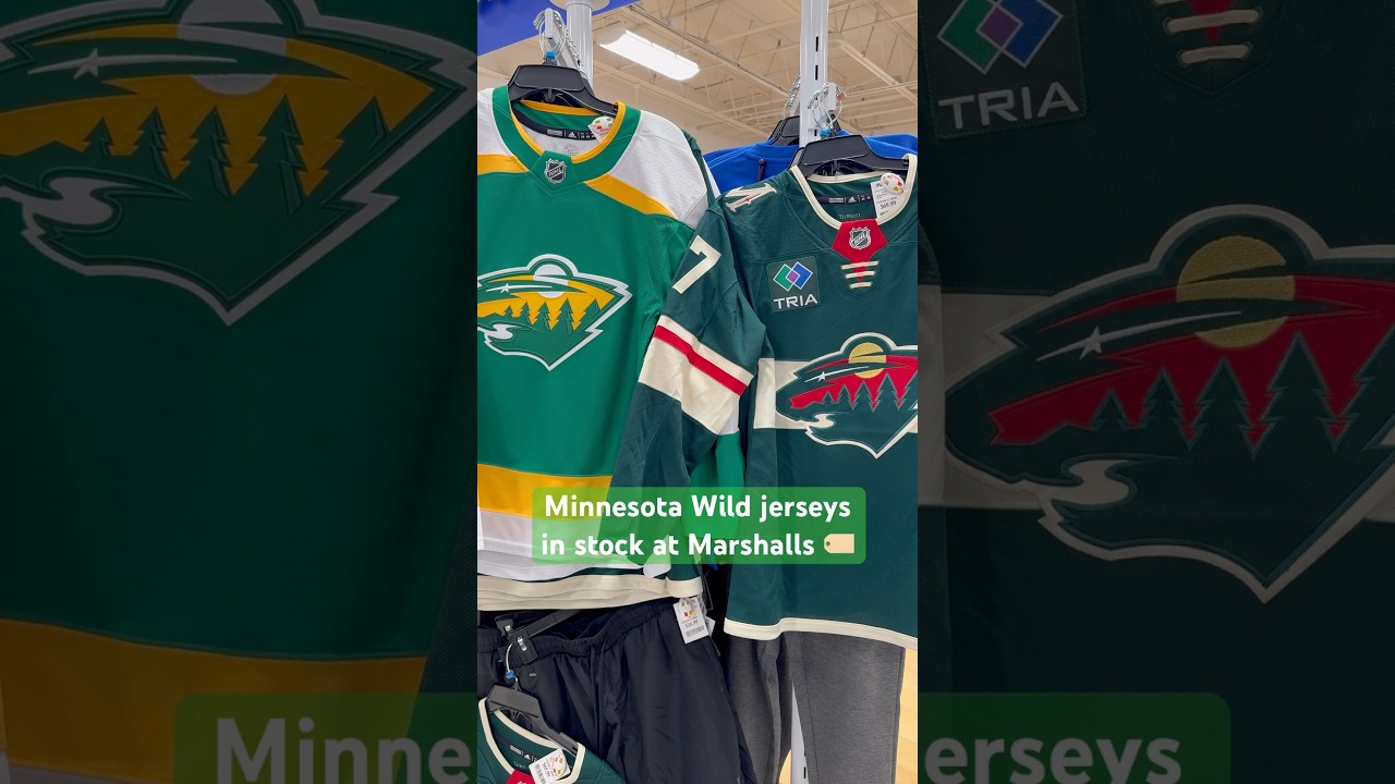 Minnesota Wild jerseys at Marshalls for $70