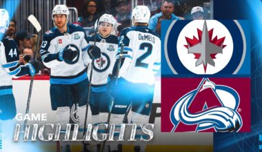 Colorado Avalanche vs. Winnipeg Jets - Game Highlights