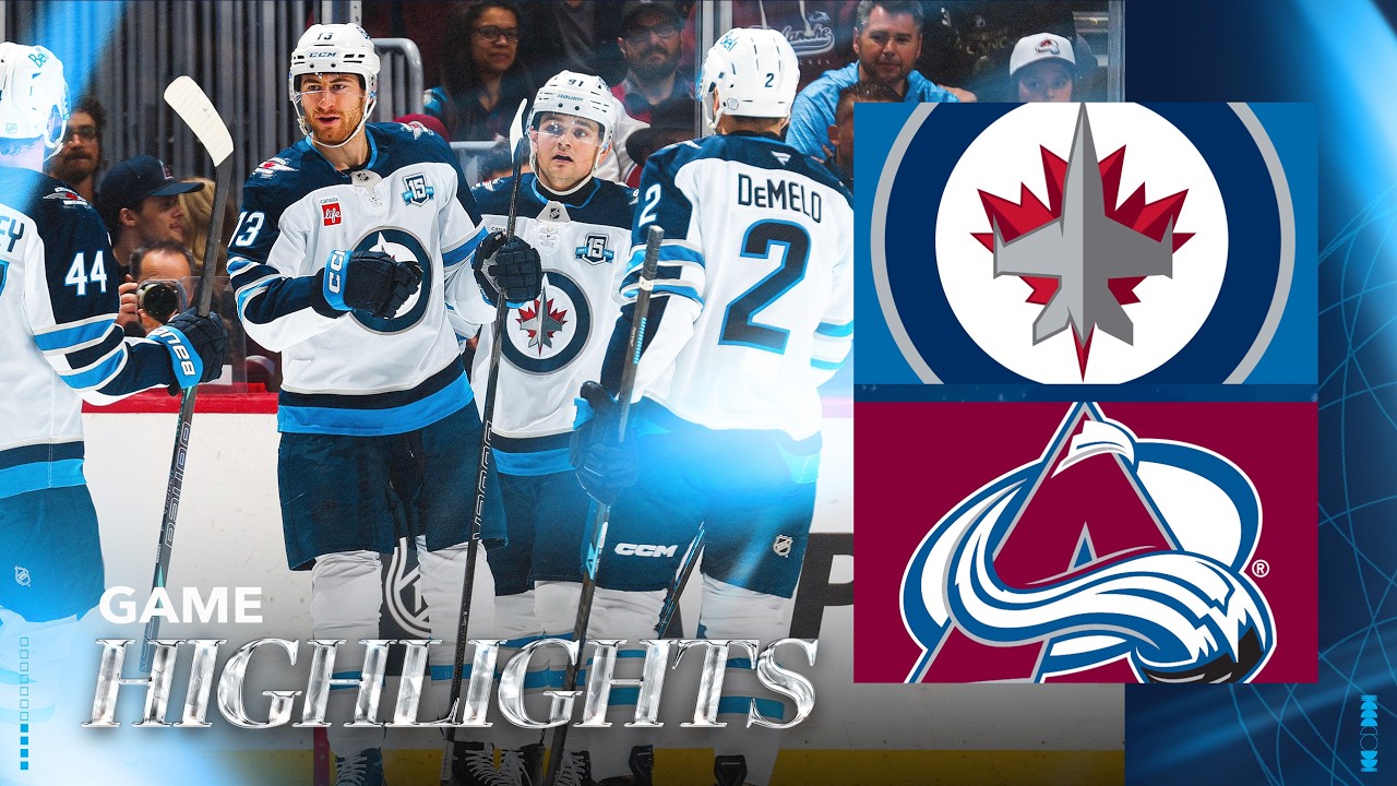Colorado Avalanche vs. Winnipeg Jets - Game Highlights