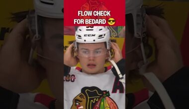 Bedard Fixing the Flow Before Game Time 😮‍💨