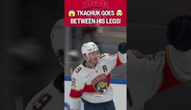 Tkachuk scores BETWEEN HIS LEGS! 🤯