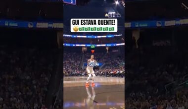 SEQUÊNCIA ABSURDA DO GUI 🔥🇧🇷 #nba