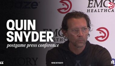 Hawks vs. Kings Postgame Press Conference: Quin Snyder
