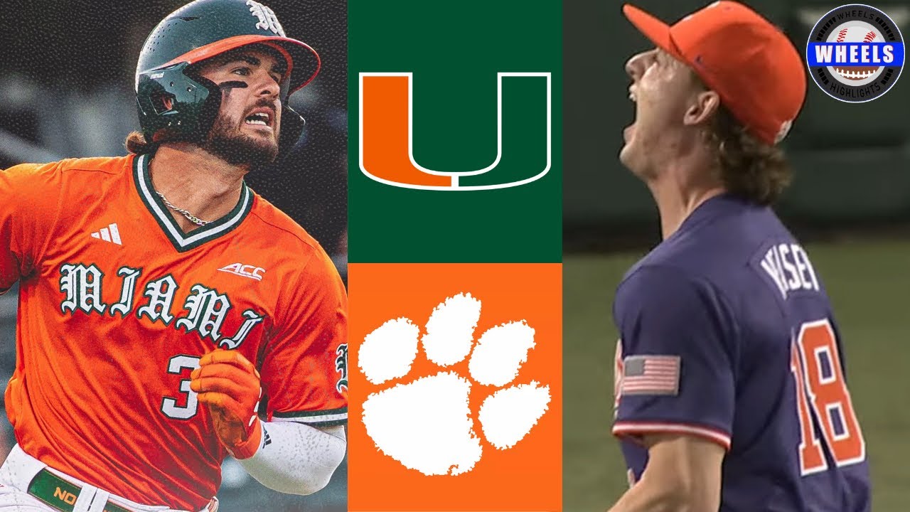 Miami vs Clemson (EXCITING GAME!) | Game 1 | 2026 College Baseball Highlights