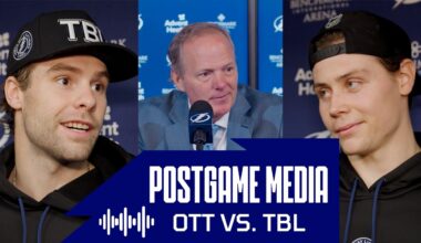 Postgame Media vs TBL | Lilleberg, Hagel, Cooper