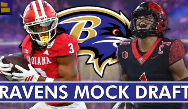 Baltimore Ravens Pull Of CRAZY Trade In This Ravens Mock Draft!