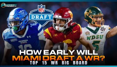 What Round Should The Miami Dolphins Draft A WR In?