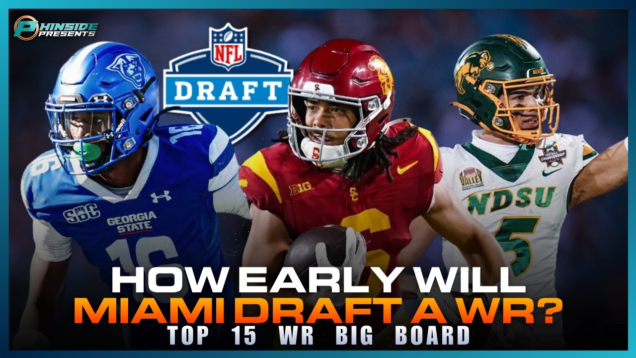 What Round Should The Miami Dolphins Draft A WR In?