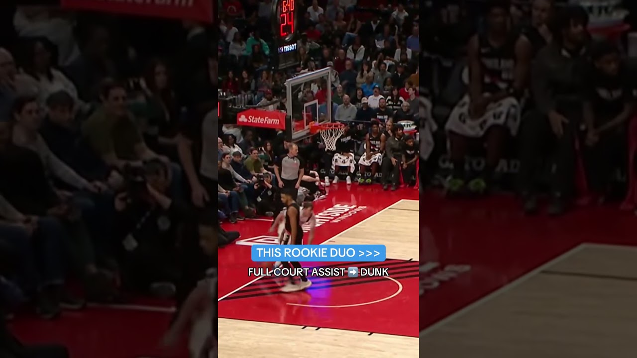 That rookie connection 🤝 #cooperflagg #dallasmavericks #nba #dunk