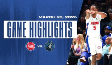Detroit Pistons vs. Minnesota Timberwolves | GAME HIGHLIGHTS | 3.28.26