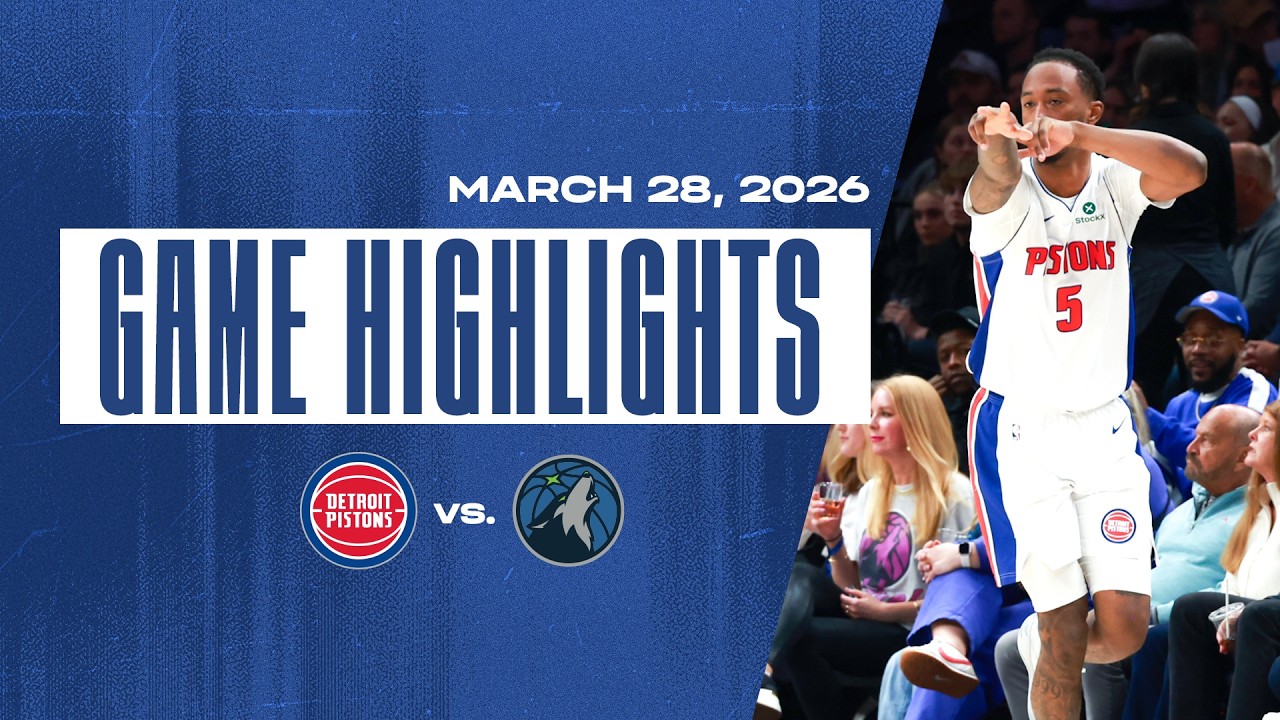 Detroit Pistons vs. Minnesota Timberwolves | GAME HIGHLIGHTS | 3.28.26