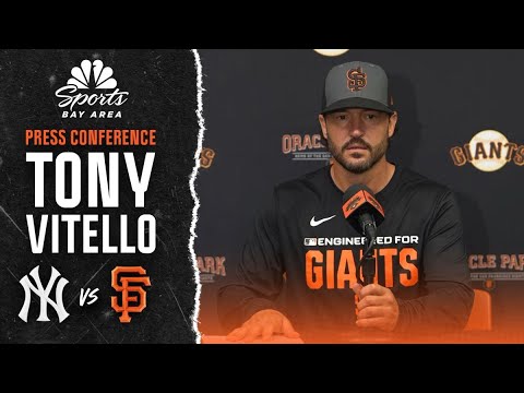 Tony Vitello assesses bullpen, bench moves after Giants get swept by Yankees | NBC Sports Bay Area