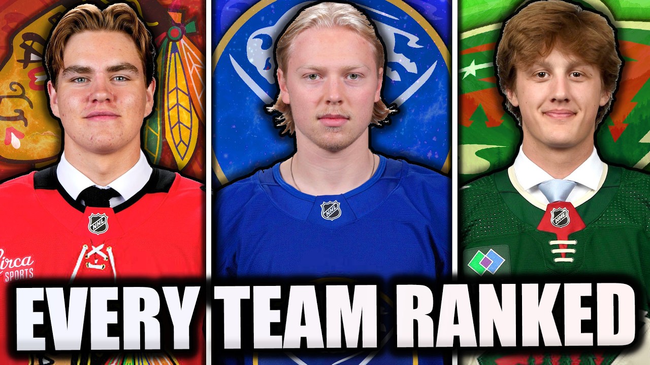 RANKING EVERY NHL PROSPECT POOL, WORST TO BEST!