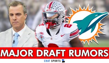 🚨MAJOR Miami Dolphins NFL Draft Rumors That Dolphins Fans Will LOVE!