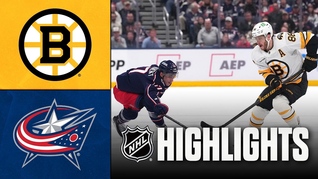 Bruins vs. Blue Jackets | NHL Highlights | March 29, 2026