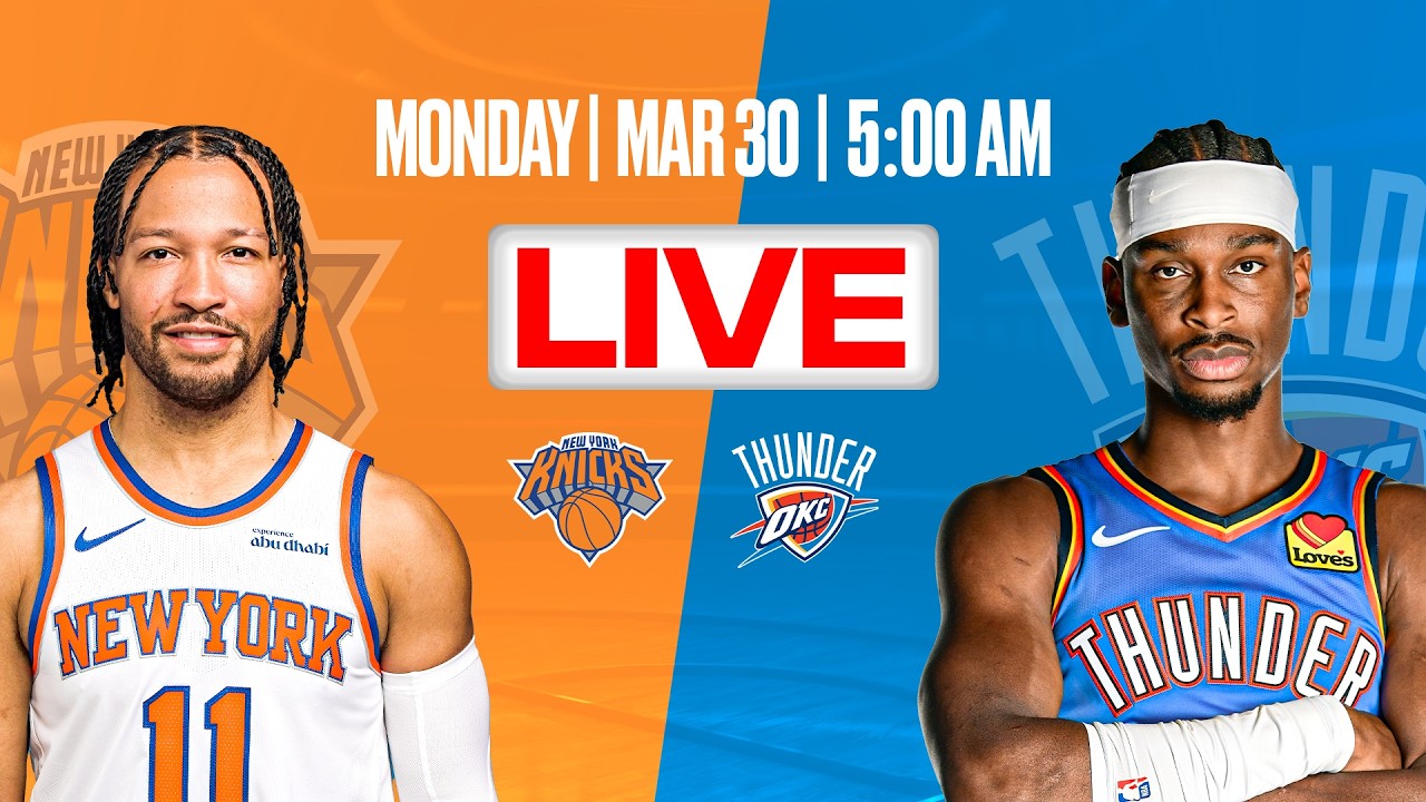 New York Knicks at Oklahoma City Thunder | Regular Season | [OFFICIAL LIVE STREAM]