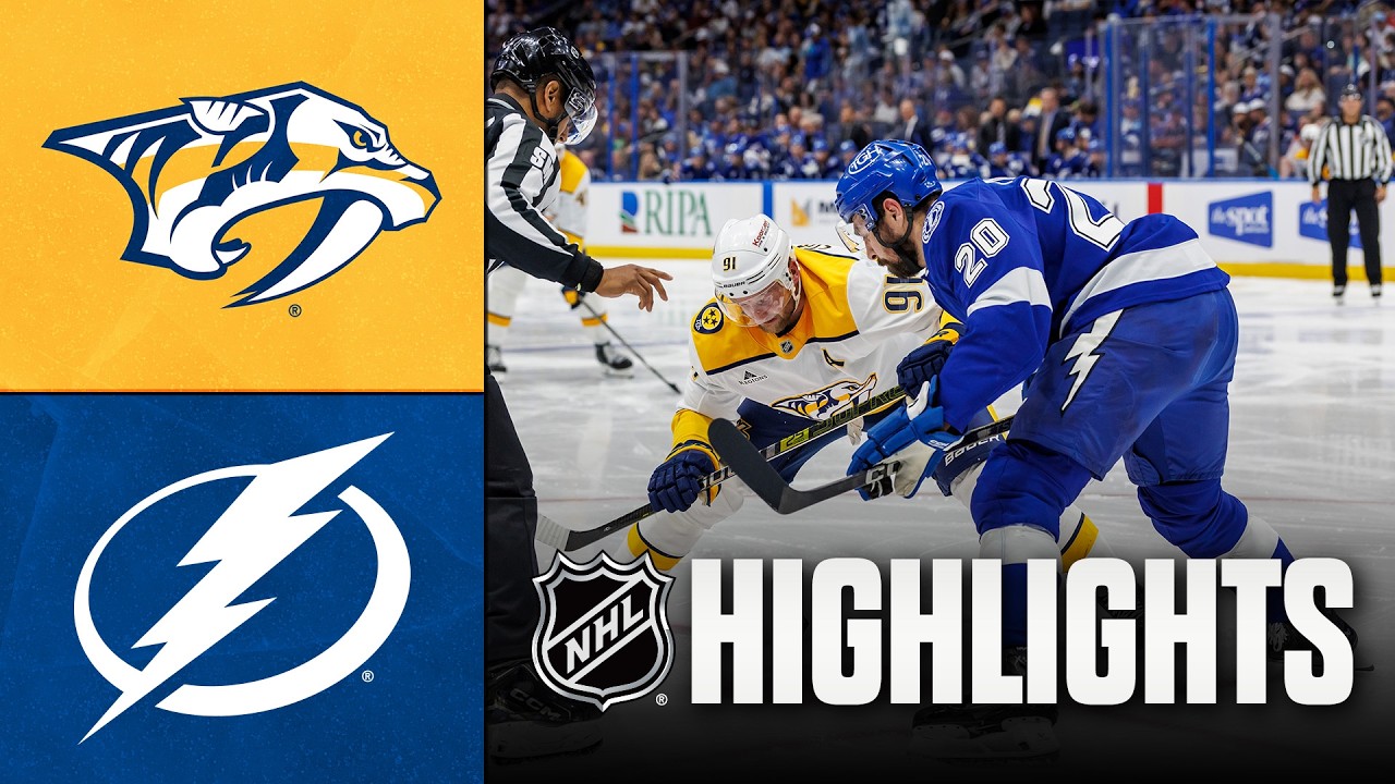 Predators vs. Lightning | NHL Highlights | March 29, 2026