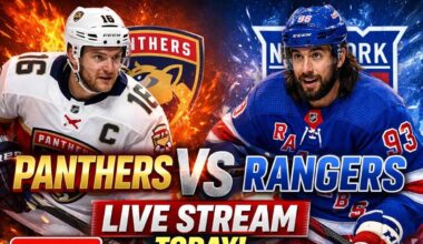Florida Panthers vs New York Rangers LIVE STREAM