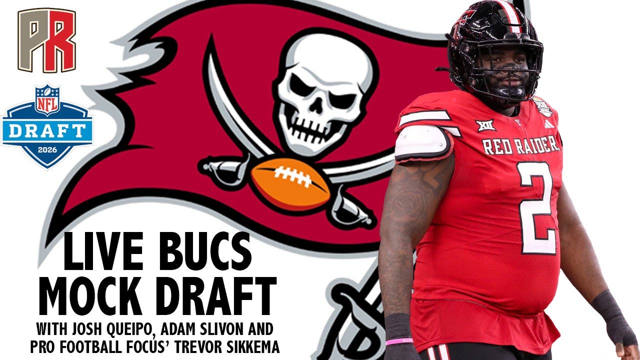 Live Bucs Mock Draft With Josh Queipo, Adam Slivon And PFF's Trevor Sikkema