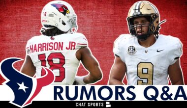 Texans Rumors Q&A: Trade For Marvin Harrison Jr. + Texans Eying Top Tight Ends In 2026 NFL Draft