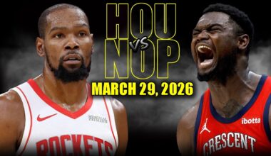 Houston Rockets vs New Orleans Pelicans Full Game Highlights – March 29, 2026 | NBA Season