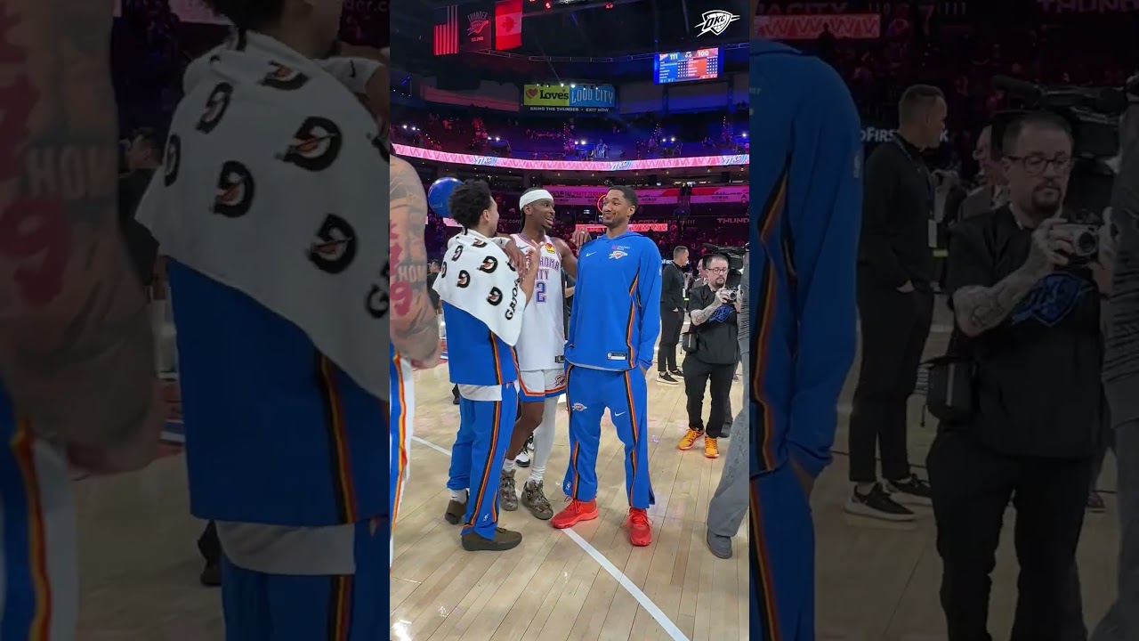 Postgame in the House of Thunder ⚡️