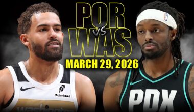 Portland Trail Blazers vs Washington Wizards Full Game Highlights – March 29, 2026 | NBA Season