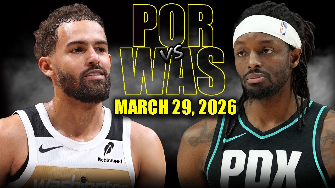 Portland Trail Blazers vs Washington Wizards Full Game Highlights – March 29, 2026 | NBA Season