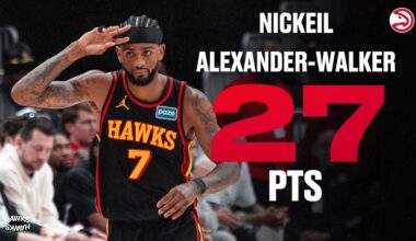 Nickeil Alexander-Walker drops 27 Points, 8 Assists, 4 Steals in Hawks 12th Win in a row at Home