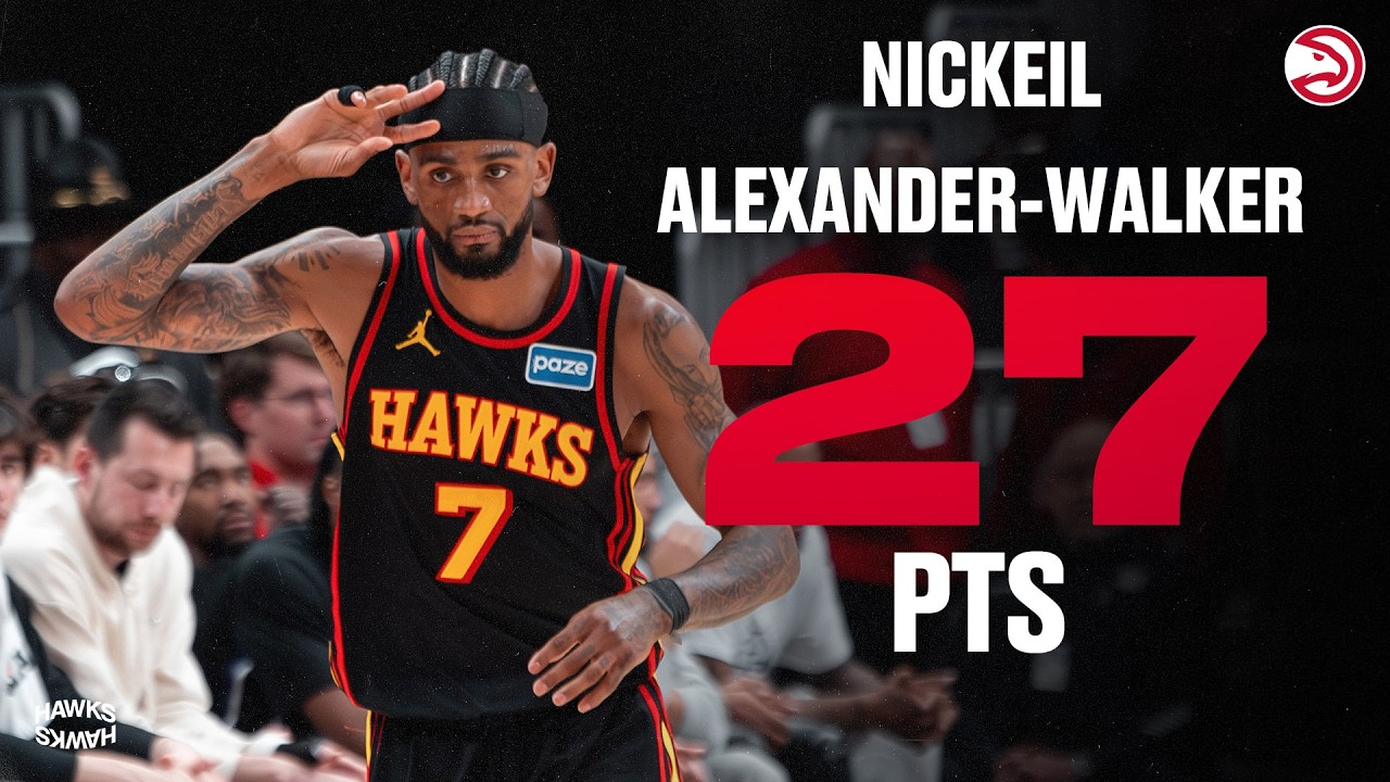Nickeil Alexander-Walker drops 27 Points, 8 Assists, 4 Steals in Hawks 12th Win in a row at Home