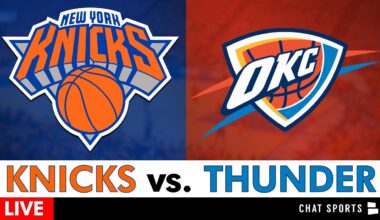 Knicks vs. Thunder Live Streaming Scoreboard, Play-By-Play, Highlights & Stats | NBA on NBC Stream