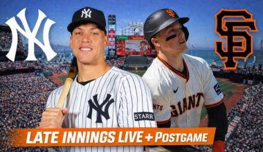 Giants Drop to 0-3 — Swept by Yankees, Lose 3-1