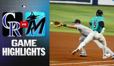 Rockies vs. Marlins Game Highlights from 3/29/26