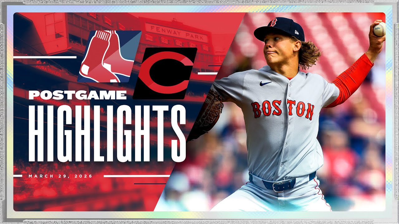 RED SOX HIGHLIGHTS: Red Sox vs. Reds - Connelly Early Strikes Out 6 in First Start