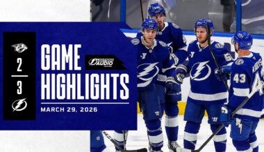 Lightning vs. Predators | Lightning Radio Highlights | March 29, 2026