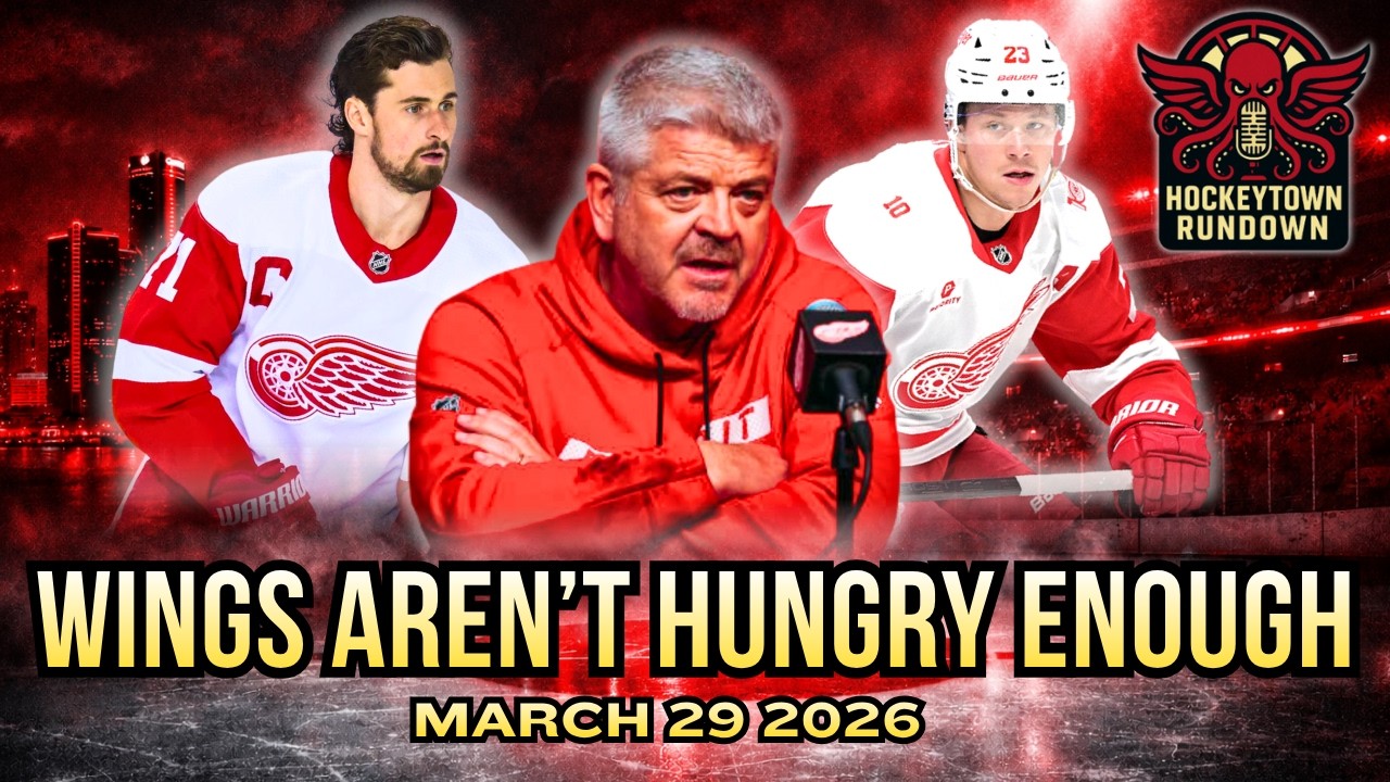 ARE THE DETROIT RED WINGS HUNGRY ENOUGH TO MAKE THE NHL PLAYOFFS?