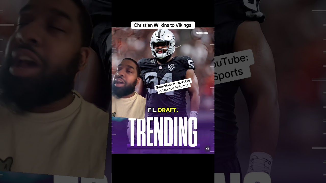 Christian Wilkins to Vikings.#nfl #espn #greenscreen #shorts #minnesotavikings