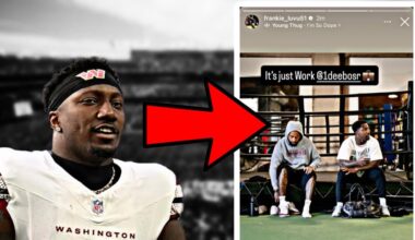 DEEBO SAMUEL REUNION WITH THE WASHINGTON COMMANDERS COULD BE COMING SOON…