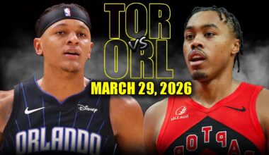 Toronto Raptors vs Orlando Magic Full Game Highlights – March 29, 2026 | NBA Season