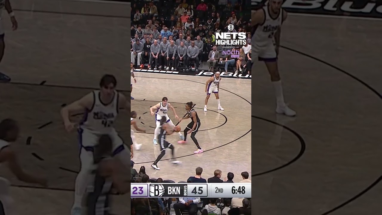 good stuff from NT 🤝 #nba #brooklynnets #highlights