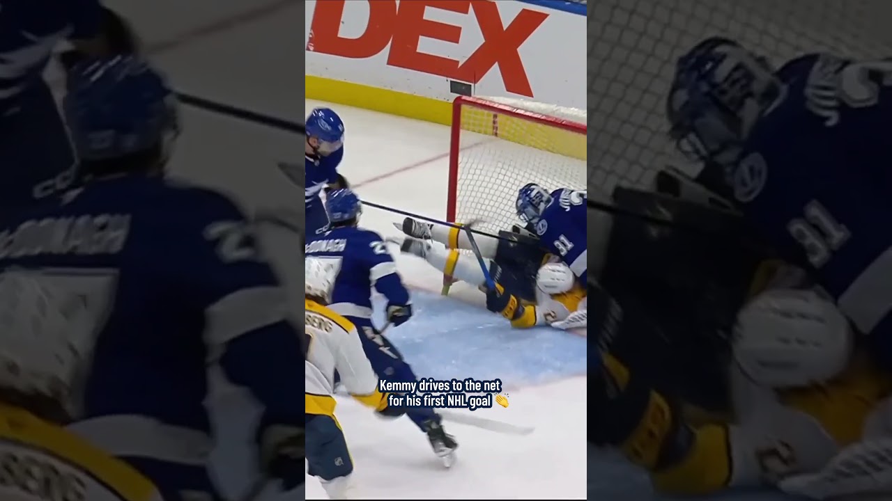 A first NHL goal for Kemmy that you have to see to believe 🤯