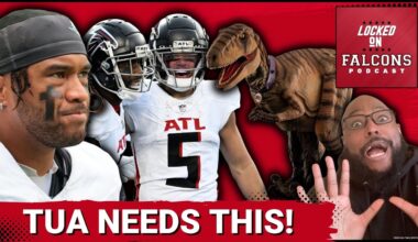 JURASSIC FALCONS: Why Atlanta Falcons Must LAND a Third Weapon for Tua Tagovailoa’s Success